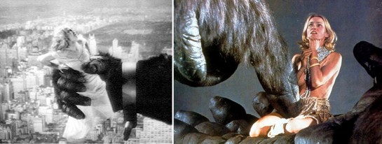 Fay Wray (1933) and Jessica Lange (1976), best forgotten. 