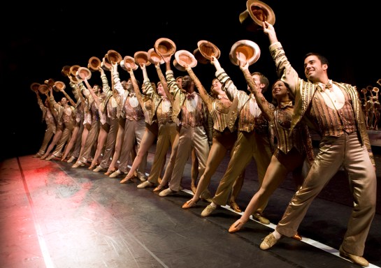 a chorus line