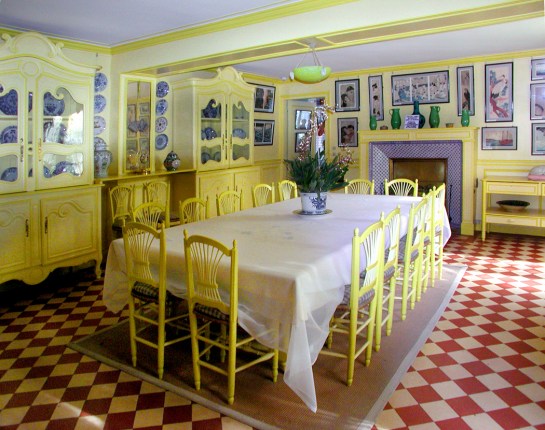 Dining room at Giverny