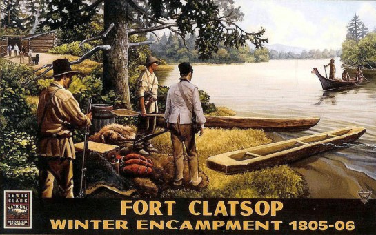 fort clatsop postcard