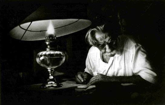 schweitzer with lamp