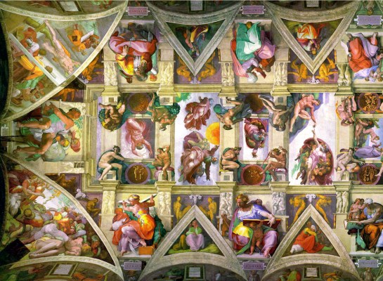 Sistine ceiling detail