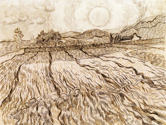 van gogh landscape