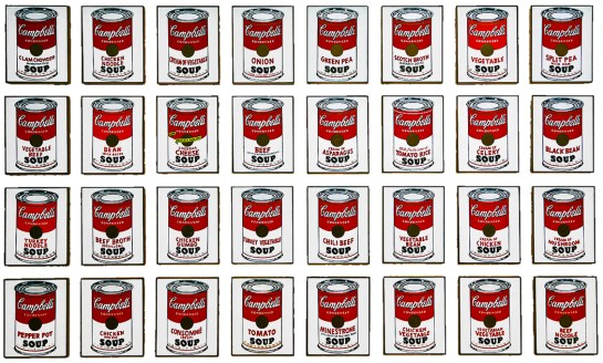 warhol soup can multiples