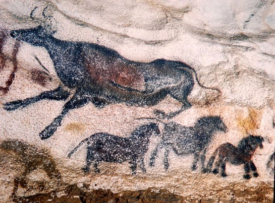 aurochs and horses lascaux1947