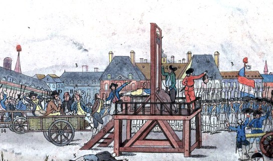 "Execution of Robespierre" detail