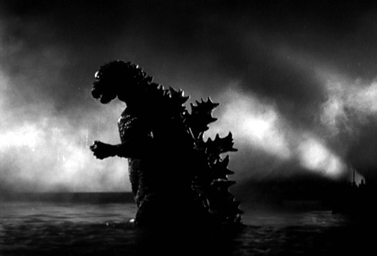 gojira over the sea