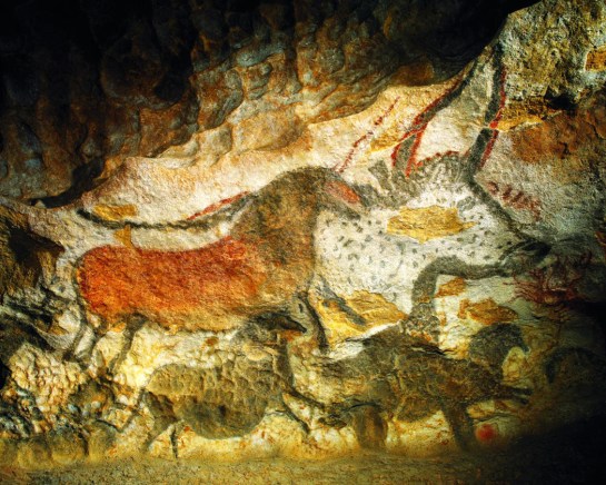 Lascaux II bull and horse