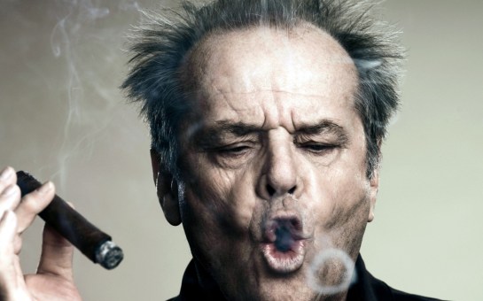 Jack Nicholson with cigar