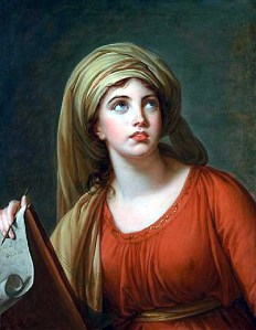 Lady Hamilton as the Cumean Sibyl by Vigee-Lebrun
