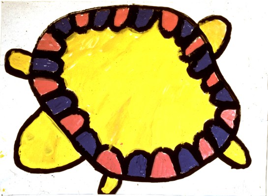kids art 04 -- turtle