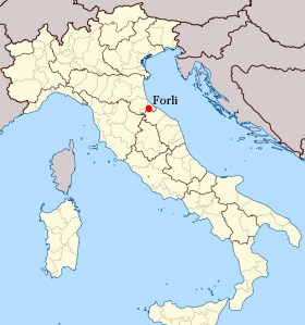 Forli map
