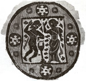 O and E Egyptian textile