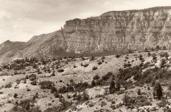 Shell Falls Gorge, Bighorn Mountains, Wyo
