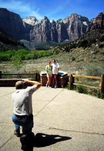 zion tourists