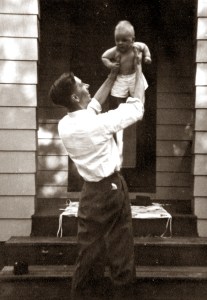 Dad, Ricky July 1948 copy