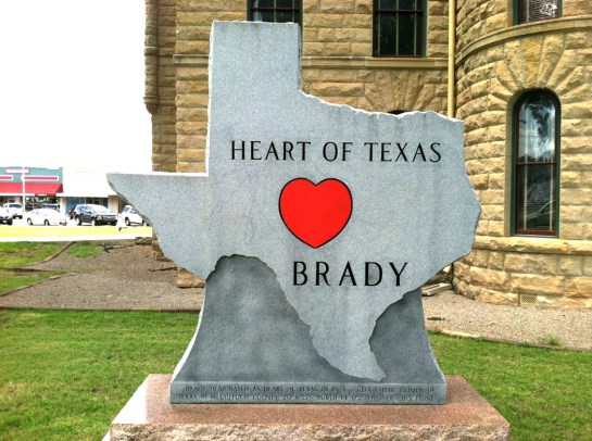 Brady texas sign