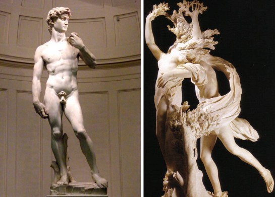david and apollo and daphne