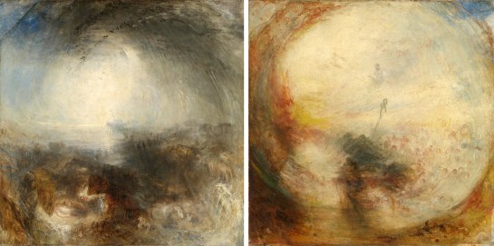 Shade and Darkness - the Evening of the Deluge exhibited 1843 by Joseph Mallord William Turner 1775-1851