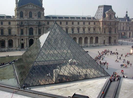Louvre and pyramid
