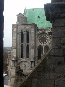 north transept from roof
