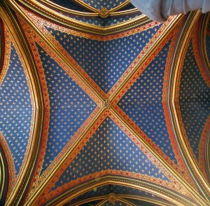 ste chapelle downstairs ceiling