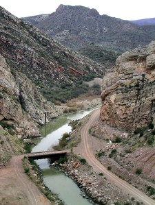 Gila River from Coolidge Dam