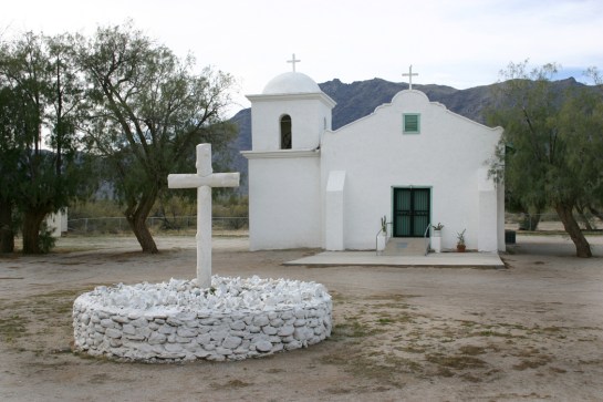 Mission church on Gila Reservation