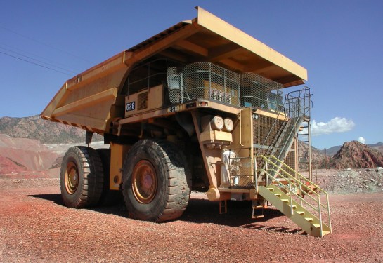Morenci mine truck