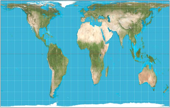 Gall-Peters projection