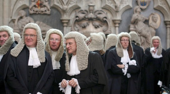 Judges Attend The Annual Service At Westminster Abbey To Mark The Start Of The UK Legal Year